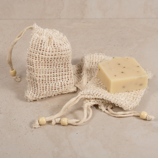 Soap saver bag - Exfoliating Natural Fiber Soap Pouch